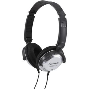 Panasonic Stereo Headphones On-Ear Headphones with XBS Port, Integrated Volume Controller and Lightweight Foldable Design - RP-HT227-K (Black & Silver) (36 x 6.7 x 0.5 inches (Pack of 1))