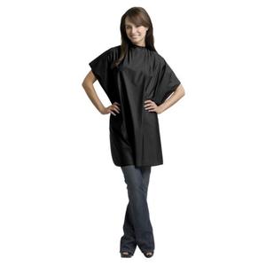 Diane Shampoo Cape, 36x54, Black 2 Pack