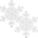 Snowflake Balloon Party Decoration (2Birthday Party, Wedding, Baby Shower Decoration