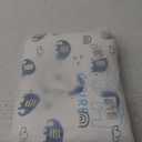 Unisex Soft and Breathable Baby Pillow 100% Organic Cotton Cover Machine Washable Toddler Pillow for Small Boys and Girls Prvents Fat Had (Blue)