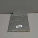 College Ruled Notebook, A4 Hardcover Leather Notebook for Work, Lined Notebook Journal for Women Men, 192 Thick Paper, Lay Flat Large Notebook with Pockets, Professional Business Notebook, Light Green