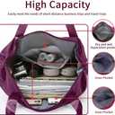 Large Capacity Foldable Travel Bag, Expandable Waterproof Carry on Bag, Dry and Wet Separation Spor Duffel Bags