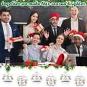 Tenceur 25 Sets Christmas Team Gifts for Employee Coworkers Staff Thank You Ornaments Bulk Work Team Holiday Office Gifts Coworker Ornament Employee Christmas Money Holders for Cash Tree Decor