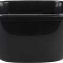 Doryh 18 Quart Plastic Dishpan, Wash Basin Tub for Sink, 1 Pack, Black