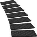 PURE ERA Bullnose Carpet Stair Treads for Wooden Steps Indoor 7 Pcs, 30 x 9.5 Inch