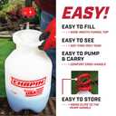 Chapin 20084: 1 Gallon Pump Sprayer  Lawn & Garden Sprayer for Weeds, Pesticides & More  4-in-1 Spray Nozzle, Comfort Handle & Splash Guard  Durable & Lightweight
