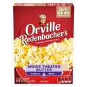 Orville Redenbachers Microwave Popcorn, Movie Theater Butter Flavor, 3g Fiber Per Serving, 19.74 Ounce (EXP 02/20/26)