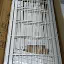 Tujurich Storage Shelves, 5-Tier Metal Shelving Unit with 120 lbs Per Shelf, Leveling Feet, Storage Rack for Garage, Kitchen, Pantry, Closet, 24" x 12.2" x 61.1", White