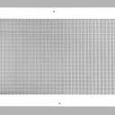14" x 26" or 26" x 14" Cube Core Eggcrate Return Air Grille - Aluminum Rust Proof - HVAC Vent Duct Cover - White [Outer Dimensions: 16.75]