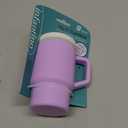 Infantino My 1st Tumbler, Silicone Sippy Cup with Straw & Handle, Spill-Resistant Baby Cup for On-the-Go, BPA-Free Transition Bottle, Cotton Candy (9 Ounces)