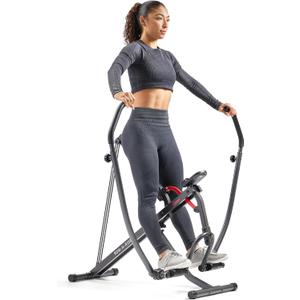 Sunny Health & Fitness Smart Compact Full Motion Rowing Machine, Full-Body Workout, Low-Impact, Extra-Long Rail, 350 LB Weight Capacity and Optional Free SunnyFit App Enhanced Connectivity