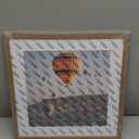 18x18 Picture Frame Rustic Brown with 14x14 Mat, Display Photo 14x14 with Mat or 18 x 18 Without Mat, Wall Hanging Large 18x18 Poster Frame with Shatter Resistant Plexiglass, Rustic Brown