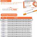 GLUCO-CARE 0.3 ml/cc Syringes 31G x 5/16 (8mm), Orange Cap, Box of 100 pcs