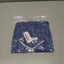 Women's Long Sleeve Slimming Tops Sexy Deep V-Neck Lace Trim Solid Color Short Shirt (Blue, S)