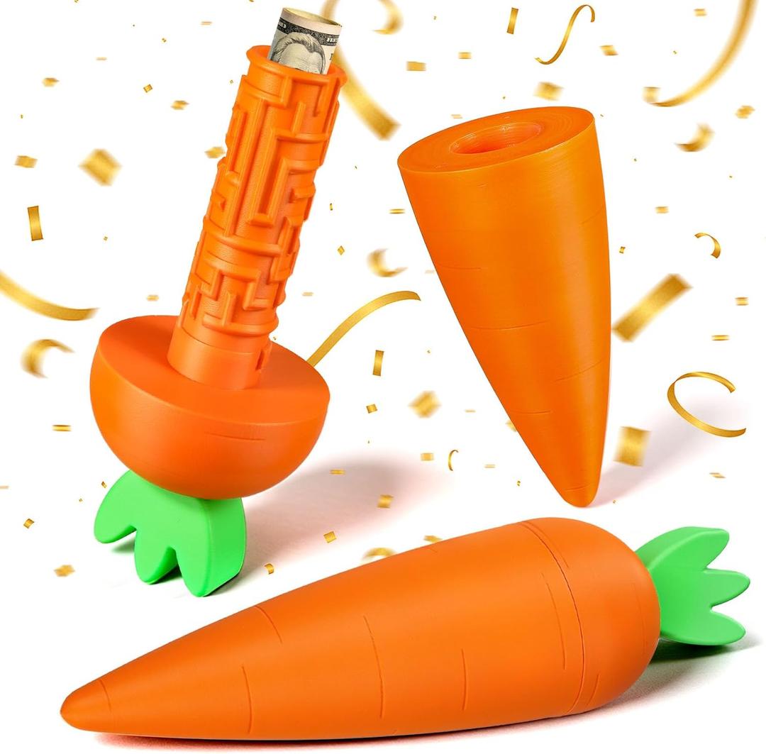 WenmthG 2026 Carrot Money Puzzle Box for Cash Gift - Easter Money Gift for Women Men Teens Adults - Surprise Mystery Gifts Box - Creative Gifts for Easter Birthday Party Wedding - Fun Way to Give Cash