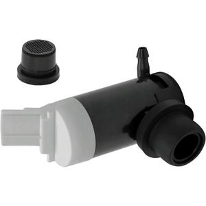 Windshield Washer Pump w/Grommet Replacement for Ford E150 E250 E350 E450 F150 F250 F350 F450 F550 F650 F750 Replaces OEM WG-318 8C3Z17664A