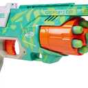 NERF Elite Disruptor Dynamic Green Dart Blaster, Rotating Drum, Slam Fire, Easter Gift for Kids, Kids Outdoor Toys for 8 Year Old Boys & Girls 