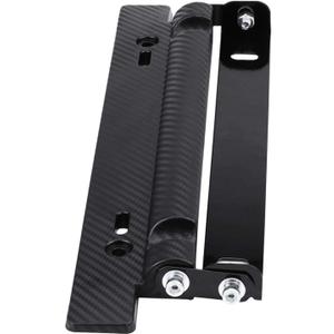 Flip Up License Plate Bracket Holder License Plate Spring Hinge Hinged License Plate Bracket Frames Universal Foldable Adjustable Car License Plate Holder Motorcycle Folding License Plate Holder