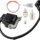 A411000880 Ignition Coil Spark Plug for Shindaiwa AH231 C230 T230 Trimmer Replaces 20077-71610 20016-71600 20016-71601 20018-31430