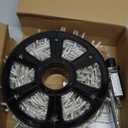 JMEXSUSS 168ft 600 LED Halloween Decor Lights Outdoor Clear Wire, Orange Purple String Lights Indoor Plug in,Halloween Lights for Tree Porch Yard Decorations