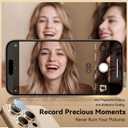 CASEKOO [Everlasting Sparkle for iPhone 16 Pro/iPhone 16 Pro Max Camera Lens Protector [Military Protection] [9H Tempered Glass] Anti Crack, Bling & Glitter, Removable, Glossy, Gold