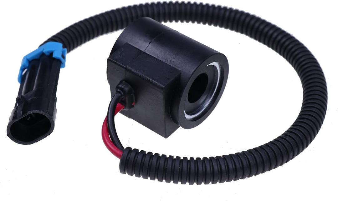HOLDWELL Solenoid Valve Coil 6675559 compatible with Bobcat Skid Loaders 463 751 A220 A300 A770 S100 S130 S150 S160 S175 S185 S205 S220 S250 S300 S330 S510 S530 S550