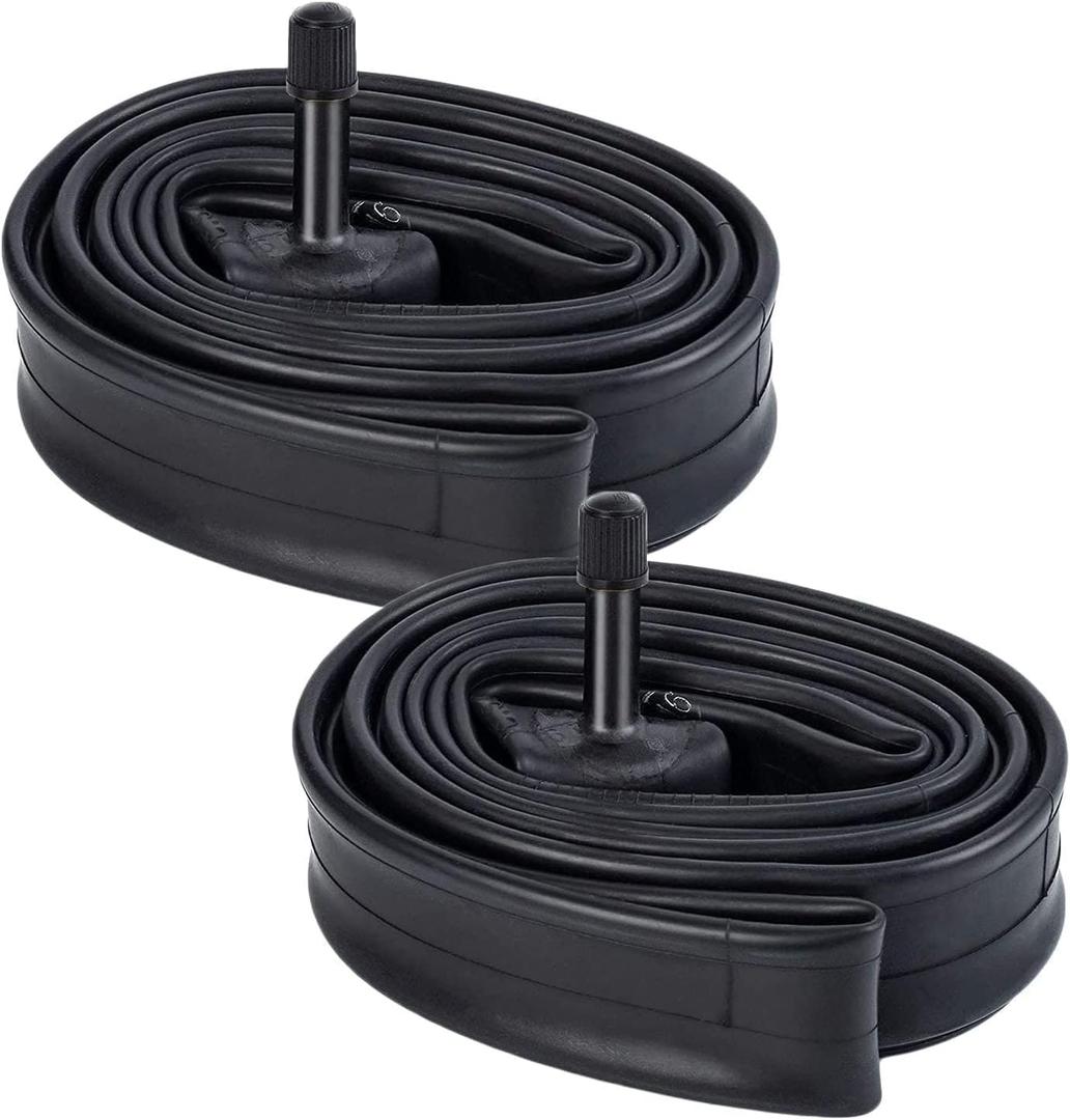 2-PCS 28" Bike Tubes 28 x 1.75/1.90/1.95/2.0/2.12547/57-622 Bicycle Inner Tubes AV32mm Schrader Valve Compatible with 28x1.75 28x1.95 28x2.0 28x2.10 28x2.125 700x45C Bicycle Bike Tire Tubes(Y-1245)