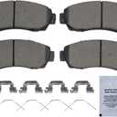 HUSCH D1521 Front Ceramic Brake Pads Kit Fit For Honda Accord Crosstour 2010-2011, For Crosstour 2012-2015, For Odyssey 2005-2017, For Passport 2019-2021, For Subaru Legacy 2016-2018