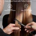 ULG Seamless Thinning Shears Professional Stainless Steel, Teflon Coated, 32-Teeth Texturizing Scissors, Precision Serrated Blades for Natural Thinning and Layering, Ideal for Stylists and Barbers