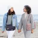NPBAG Crossbody Bag for Women, Shoulder Purse Handbag Messenger Bag, Trendy Pocketbooks, Waterproof and Multi-Pockets