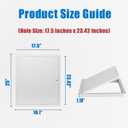 Thicken 1.0 mm 18 x 24 Access Panel for Drywall, Ceiling Access Panel for Drywall,18x24 Metal Access Panels are Thickened to 1.0 mm to Solve Fragile Panels (Hole Size: 17.5 inches x 23.42 inches)
