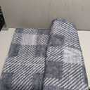 Washable 5x7 Checkered Rug for Living Room, Black Grey Checkerboard Modern Minimalist Large Foldable Area Rugs, Ultrathin Low Pile Soft Nonslip Indoor Carpet for Office Bedroom Playroom Classroom Dorm