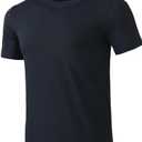 BANTREK Men's T-Shirts Soft Lightweight Short Sleeve Tee, Crew Neck Moisture Wicking Shirt for Casual Running Workout Swim XL
