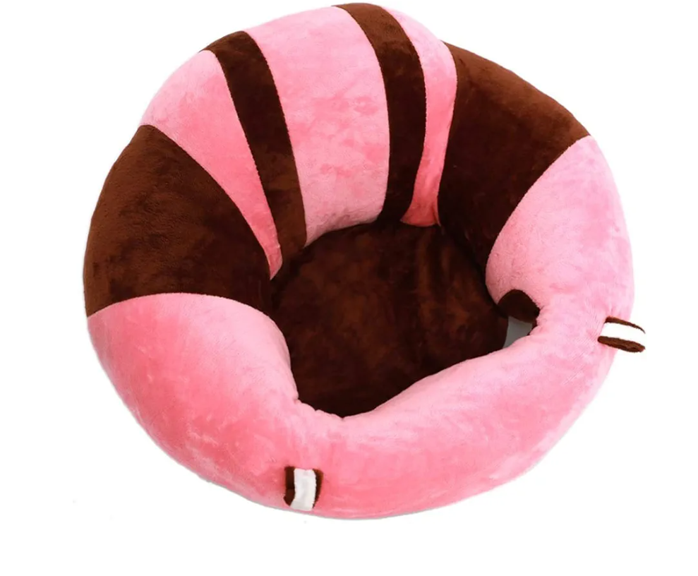 Baby Sofa Support Chair for 4-11 Months Baby Seat Chair Plush Shell Chairs Learn to Sit on Seats, for Sitting Up Comfortable Plush Baby Chairs
