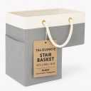 Stair Basket, Foldable Staircase Baskets, Stair  Basket For Wooden and Carpeted Stairs, Stairs Storage Basket With Handle. 