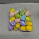 Syhood 36 Pcs Easter Speckled Eggs Small Plastic Speckled Eggs Mini Decorative for DIY Crafts Easter Basket Stuffer Party and Spring Home Decoration(Pastel)