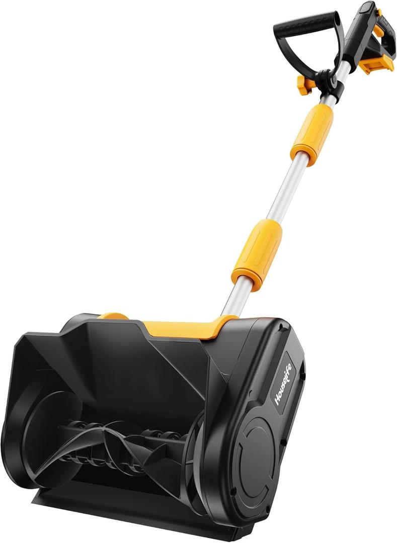 Cordless Snow Shovel Compatible with DeWalt 20V MAX Battery (Tool Only), 11" Lightweight Electric Snow Blower with 20FT Max Throw & Adjustable Handle, Snow Thrower for Driveway, Deck, Patio & Steps