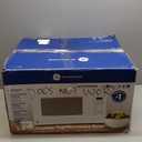 GE Countertop Microwave Oven, 1.7 Cubic Ft., 1,100-watt Capacity, 7 Auto Cooking Settings, Child-Lock Technology, Kitchen Essentials for the Countertop, Dorm Room or Apartment, White