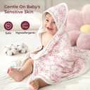 Momcozy Baby Towel with Hooded - Ultra Soft & Absorbent Large Bath Towel Set for Comfort & Gentle on Baby's Skin - Shower Gift & Bath Essential & Baby Registry Search for Newborn,Infant,Toddler,Kids