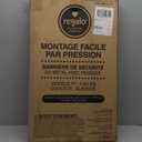 Regalo Safety 29-38.5" Baby Gate for Doorways & Bottom of Stairs, Pressure Mounted Baby Gate with Door for Babies, Toddlers & Pets, Tested & Safe for 30 Years, American Designed, American Owned, White