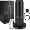 Waterless Scent Essential Oil Diffuser for Hotel,Whole House,Large Room, OfficeHome200ML Large Capacity, Covering 1500 Square feet (Black) (Black-PP)