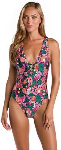 Sunshine 79 Women's Plunge Mio One Piece Swimsuit, (X-Small)