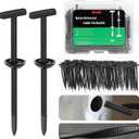 2 x 150PCS Nylon Universal Cable Tie Buckle, Quick Fix Heavy Duty Zip Ties with Pin & Button Design, Strong EasyUse Multipurpose Cable Tie Buckle Zip Tie for Car Daily Repair
