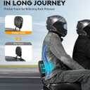 PBYMT Detachable Passenger Backrest, Quick Release 2-up Sissy Bar Fit for Harley Davidson Touring Street Glide Road Glide Road King Electra Glide 2009-2024, Gloss Black
