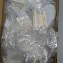 VEHCIL 20 Pack Square Brushed Gold Cabinet Knobs, Single Hole Cabinet Handles Gold Knobs for Cabinets and Drawers Cupboard Closet Bathroom Dresser Hardware, Solid Zinc Alloy