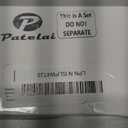 Patelai 40 Pieces Set of Caviar Spoons Mother of Pearl Spoons with Handcraft Round Handle for Caviar, Egg, Ice Cream, Coffee, Kitchen, Restaurant Serving for Valentine Favors (7cm/2.75 Inch)