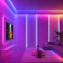 Govee RGBIC LED Strip Lights, Smart LED Lights for Bedroom, Bluetooth LED Lights APP Control, DIY Multiple Colors on One Line, Color Changing LED Strip Lighting Music Sync, Home Decor, 16.4ft