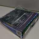 Rite Lite Go Menorah Mini Metallic Electric Menorah - LED Battery/USB Powered Chanukah Menorah Jewish Holiday - Office Car Home Decorations Judaica Hanukkah Gifts, Push Button Multi Light - Blue