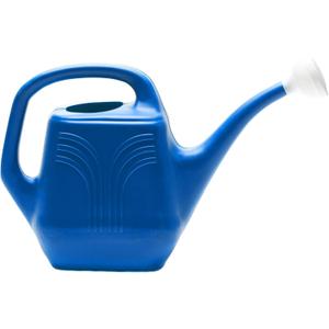 Bloem Classic Watering Can: 2 Gallon Capacity - Classic Blue - Durable Resin, Removable Nozzle Spout, Easy to Handle, Wide Mouth, for Indoor and Outdoor Use, Gardening