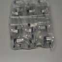 3 Pack Pants-Hangers-Space-Saving,6 Tier-Closet-Organizers-and-Storage Skirt Hangers with Clips,Closet-Organizer-Clothes-Organization-and-Storage Jeans Scarf Hangers,College-Dorm-Room-Essentials Decor